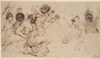 H 001
          <br/>
          Gevangenneming van Simson
          <br/>
          <em>Guercino (1591-1666)</em>